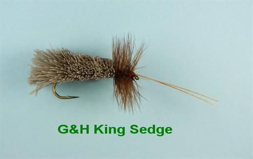 BLACK SEDGE Dry Fly Fishing Flies, 1 Fly, You Choose Size